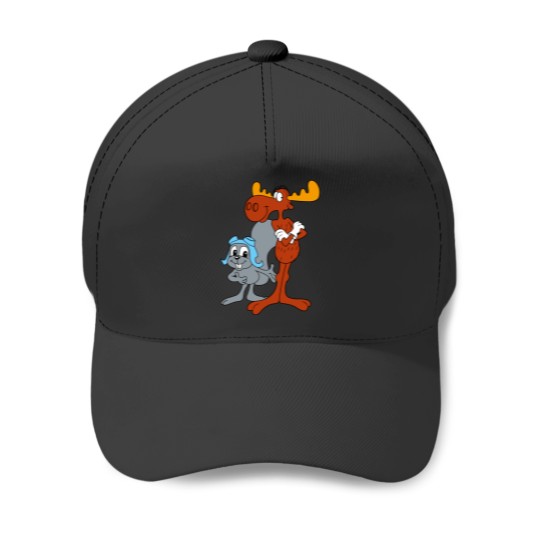 Discover Rocky and Bullwinkle Baseball Caps