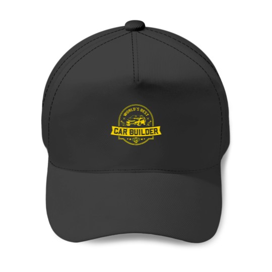 Discover World_s Best Car Builder Active Baseball Caps