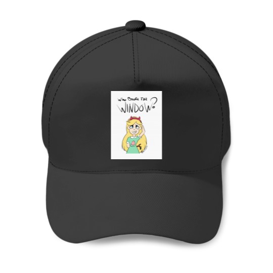Discover Who broke the window - Star vs the forcesof evil Baseball Caps