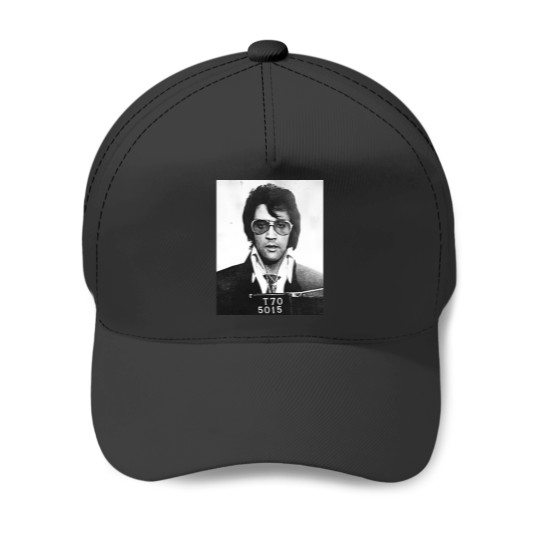 Discover VINTAGE MUGSHOT ELVIS - Elvis Presley - Baseball Caps