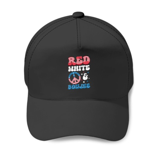 Discover Red White Boujee 4th of July For Women Girls Sassy Bougie Baseball Caps