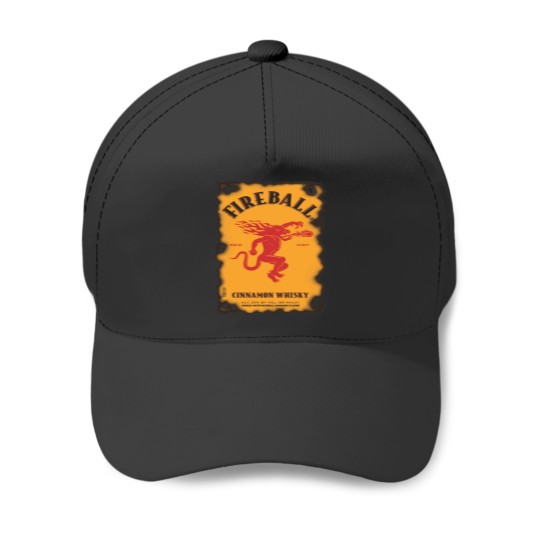 Discover FIREBALLs CINNAMON WHISKY Baseball Caps