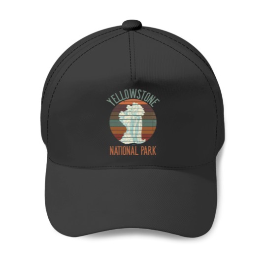 Discover YStone National Park - Old Faithful Baseball Caps