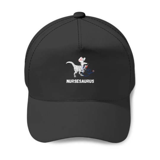 Discover Nurse Dinosaurs Clinical RN Funny Nursing Dino Doctor TRex Baseball Caps