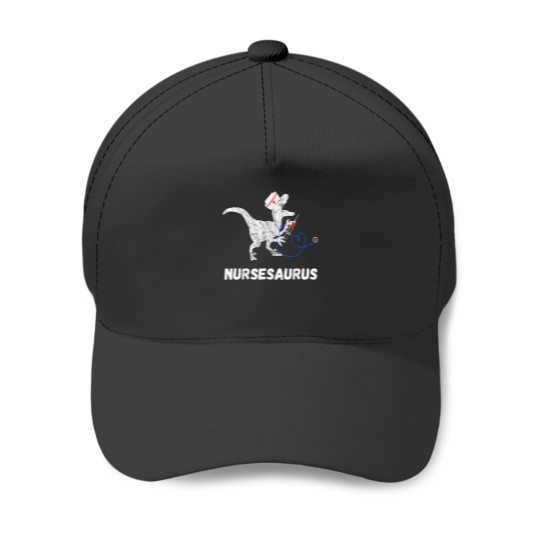 Discover Nurse Dinosaurs Clinical RN Funny Nursing Dino Doctor TRex Baseball Caps