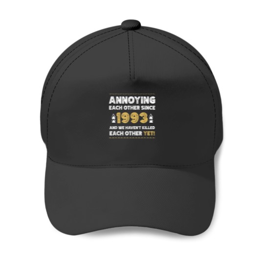 Discover Wedding anniversary celebration annoying each ot Baseball Caps