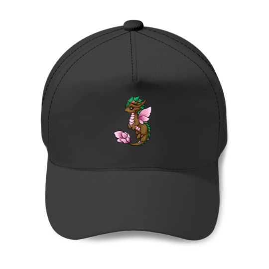 Discover Flower Dragon Elemental Baseball Caps