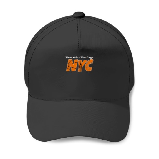Discover NYC Basketball West 4th St The Cage Shirt Baseball Caps