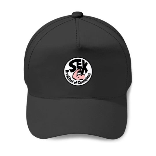 Discover Petit dejeuner colore des champions essentiel Baseball Caps