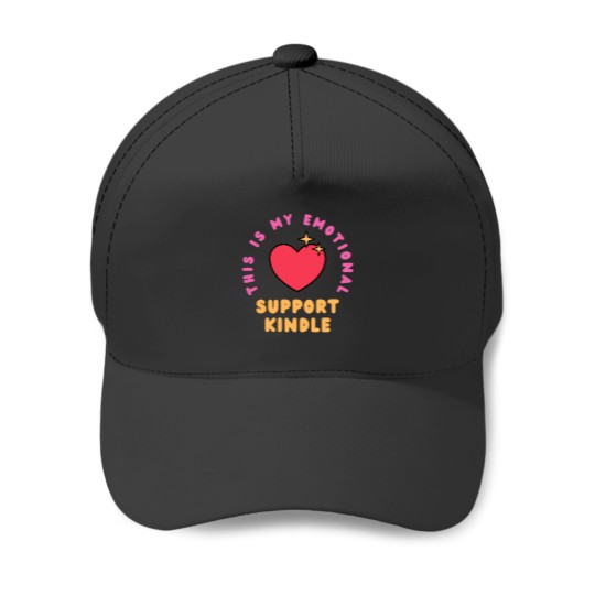 Discover this is my emotional support kindle Baseball Caps