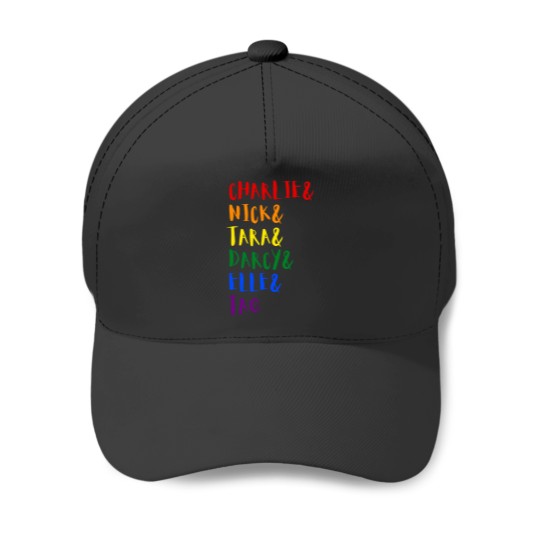 Discover HEARTSToppPER names rainbow (3) Baseball Caps