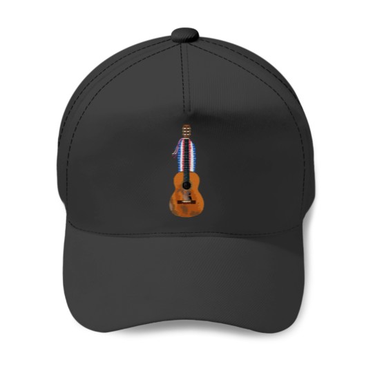 Discover Willie's Iconic Trigger Acoustic Guitar Baseball Caps