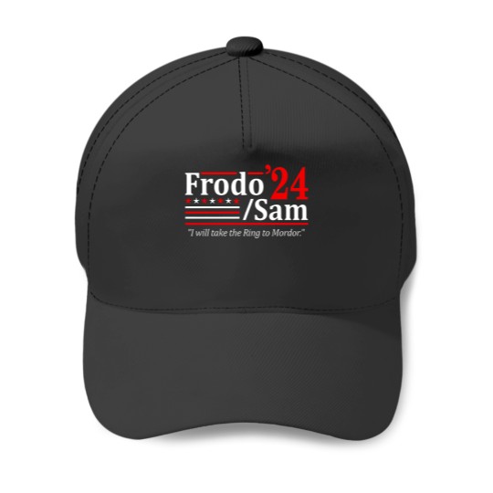 Discover FRODO and SAM 2024 Election - funny elect scifi hobbits drawrfs Unisex Baseball Caps
