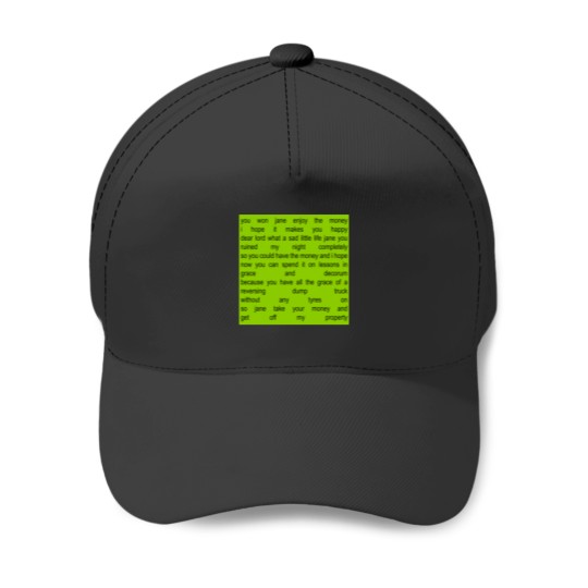 Discover What a sad little life Jane (brat) Active Baseball Caps