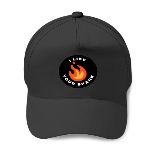 Discover I like your spark, howls moving castle, calcifer Baseball Caps