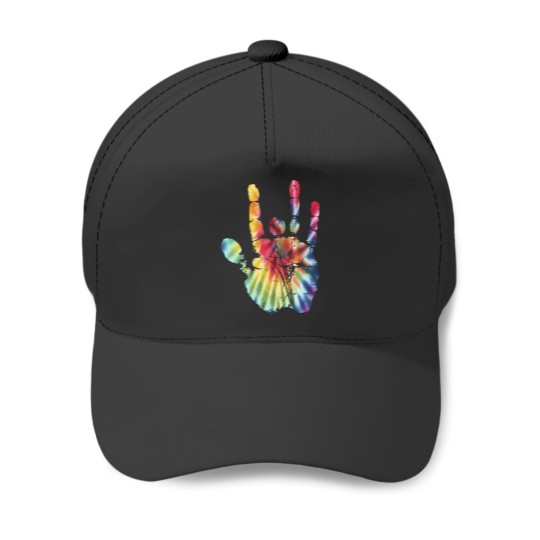 Discover Tie Dye Jerry Garcia Hand Bill Kreutzmann Baseball Caps