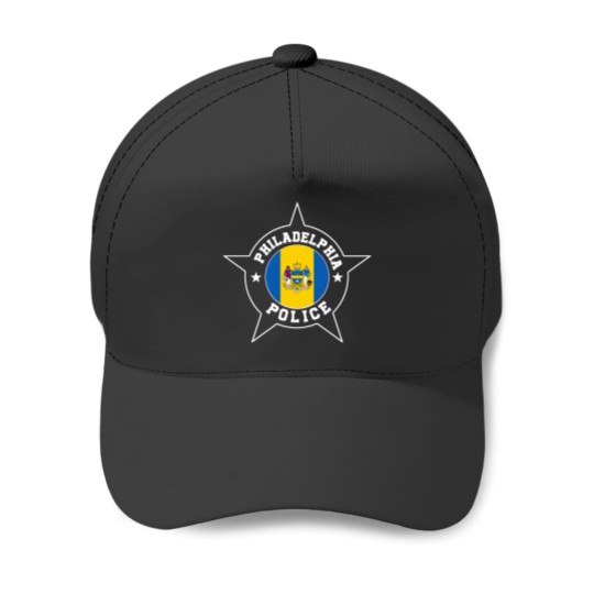 Discover Philadelphia Police T  - Philadelphia flag Baseball Caps