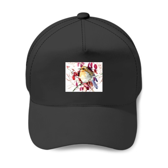 Discover Robin Bird Baseball Caps