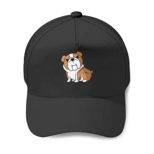 Discover Bulldog T-Shirt Baseball Caps