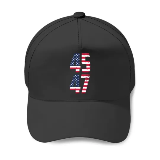 Discover 45 47 Trump 2024 - President Trump 2024 American Flag Baseball Cap