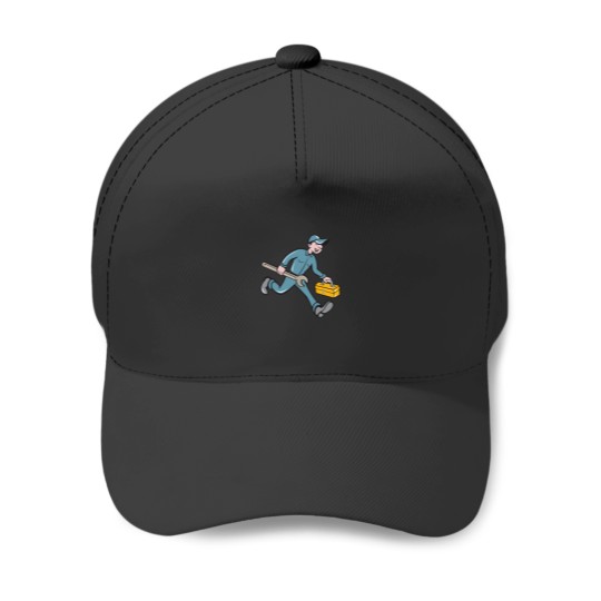 Discover Mechanic Carrying Toolbox Spanner Isolated Cartoon Essential Baseball Caps