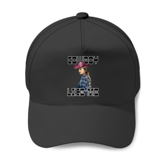 Discover pink cowboy like me taylor Baseball Caps