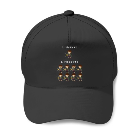 Discover Bit byte pun design white Baseball Caps