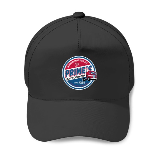 Discover Primes Autoshop Vintages Distressed Style Garage Baseball Caps