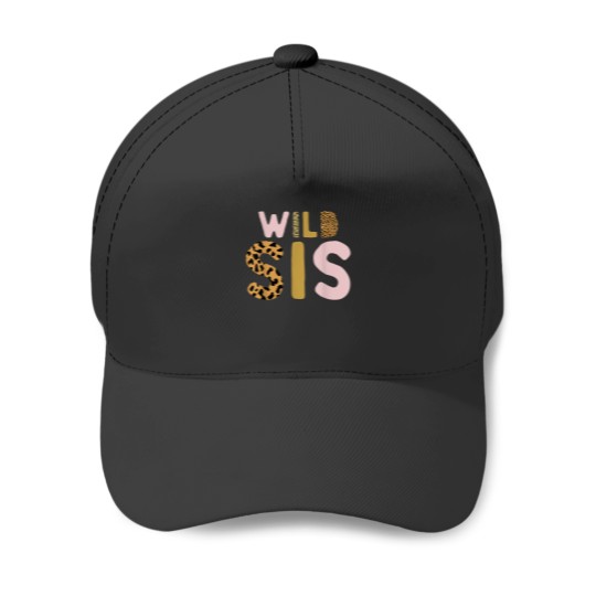Discover Wild One Sis two wild birthday outfit Zoo Birthda Baseball Caps