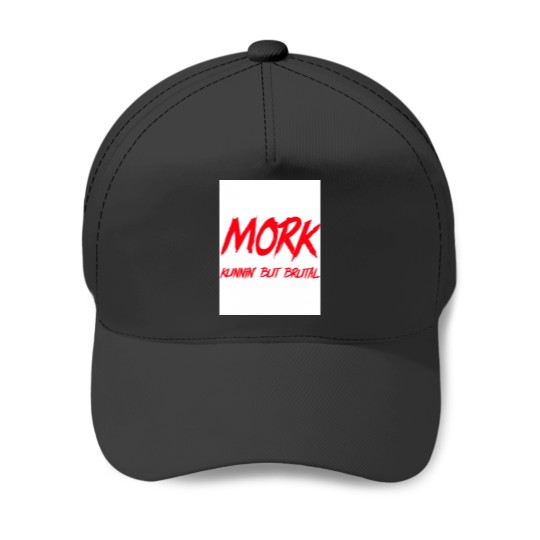Discover Mork kunnin but brutal - Red Active Baseball Caps