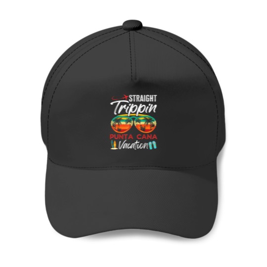 Discover Straight Trippin Punta Cana Couples Family Vacati Baseball Caps