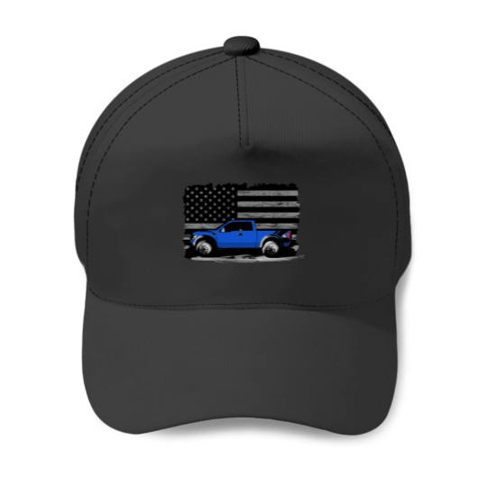 Discover American Rapture 4x4 Pickup Truck in Blue Baseball Caps