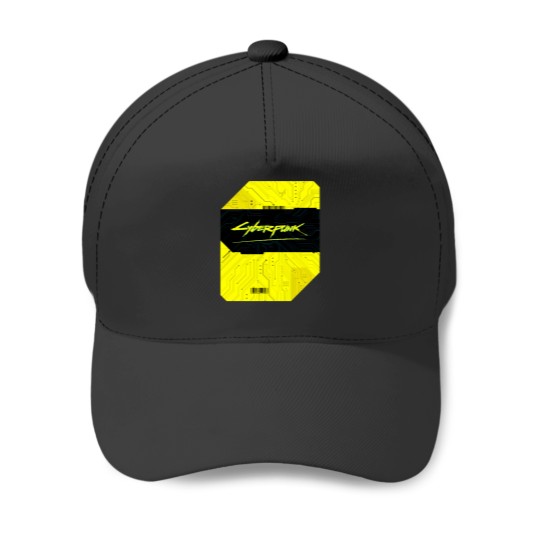 Discover Cyber Punk Key Card Baseball Caps