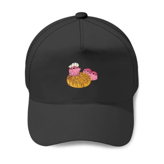 Discover Penguinscoops - Statue over Waffle Baseball Caps