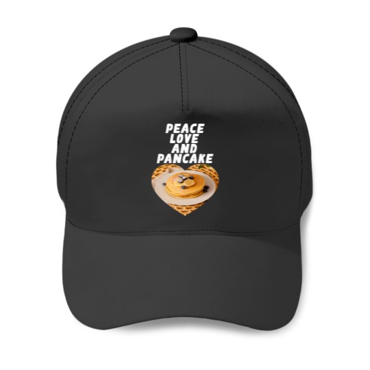 Discover Peace love and pancake lover Sunday breakfast Baseball Caps