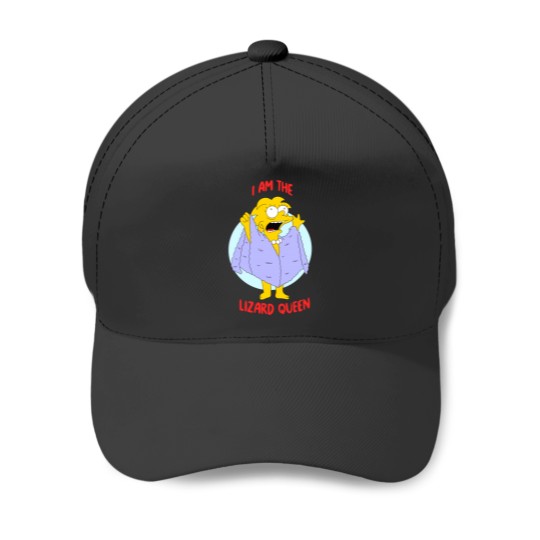 Discover Lizard Queen Baseball Caps