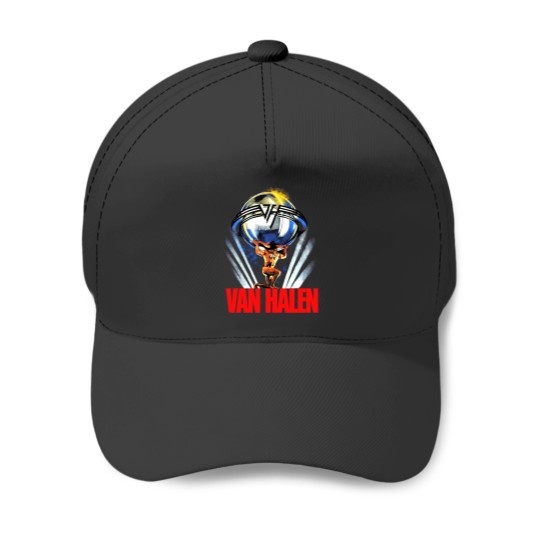 Discover Vintage van 5150 86 tour paper thin Baseball Caps