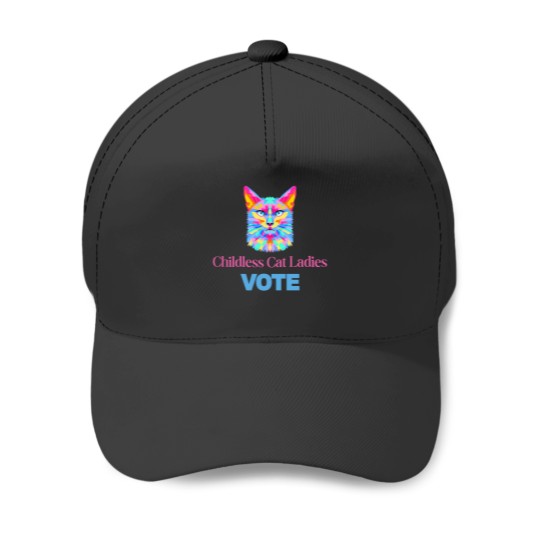 Discover Funny Cat Lady Baseball Caps for Childless Adults