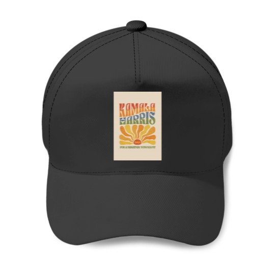 Discover Kamala Harris 2024 Garden Flag Vintage Boho Garden Flag Baseball Caps