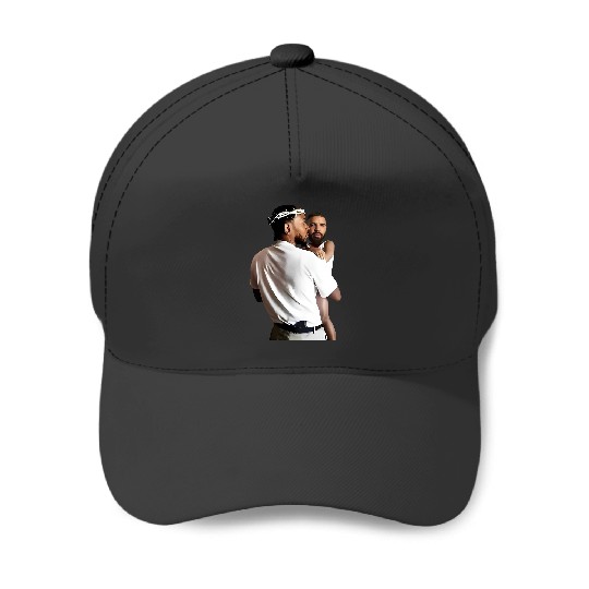 Discover Kendrick Lamar Holding Baby Drake Baseball Caps, Kendrick Lamar vs Drake Rap