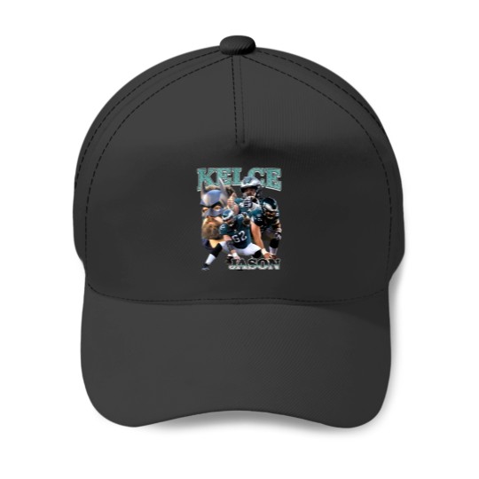 Discover Vintage 90s Graphic Style Jason Kelce Baseball Caps, Jason Kelce Baseball Caps