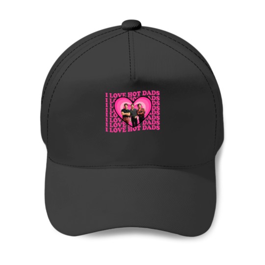 Discover I Love Hot Dads Jonas Brothers  Baseball Caps, Jonas Brothers Baseball Caps