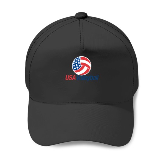 Discover USA Volleyball Baseball Caps