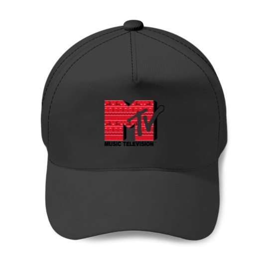 Discover Mademark x MTVs The  MTVs Logo in Ugly Christmas Style Baseball Caps