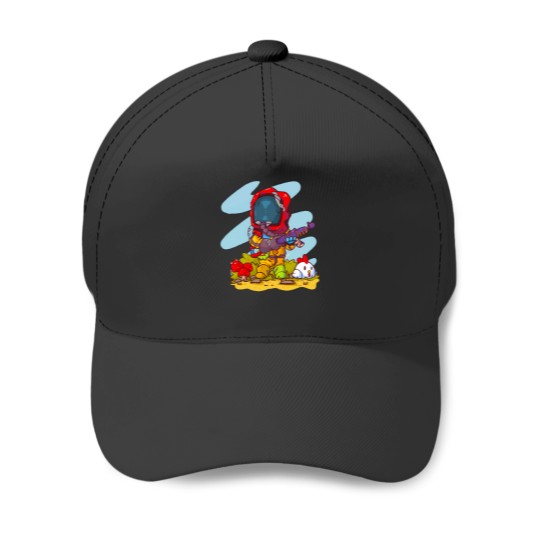 Discover Rust Cute Hazmat Suit Baseball Caps