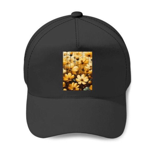 Discover Vibrant Yellow Cosmos Flowers Add a Splash of Sunshine to Your Space Classic Baseball Caps