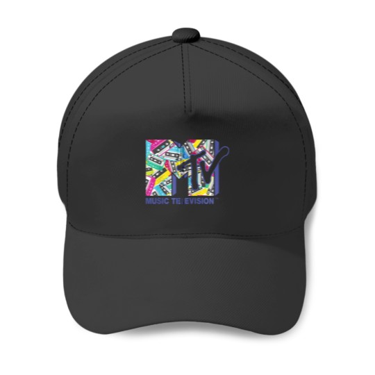 Discover Mademark x MTVs The  MTVs Logo with the 80s tapes Zip Baseball Caps