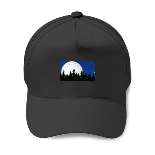 Discover The moon  Essential Baseball Caps
