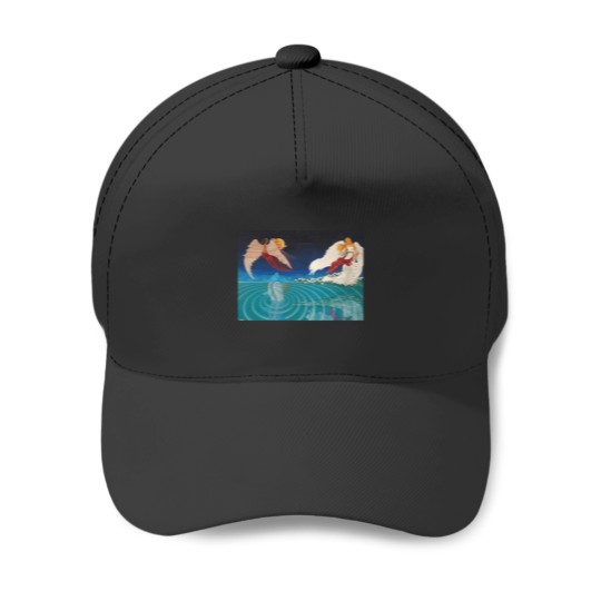 Discover Dolphin Communes With Angels Baseball Caps