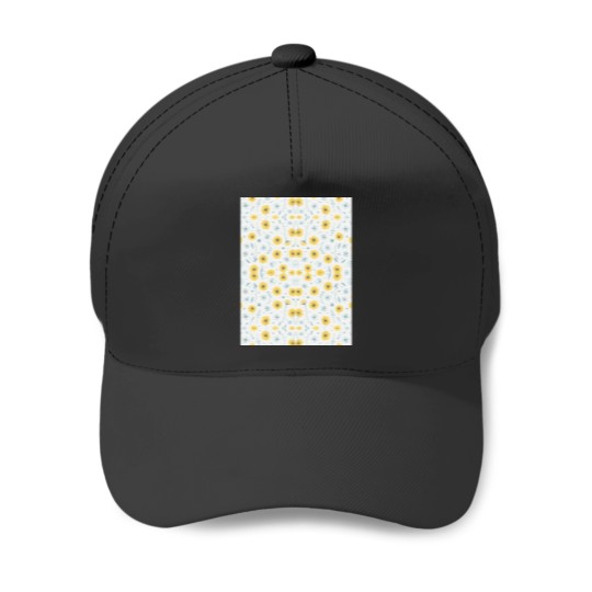 Discover Delicate dandelion in a meadow pattern Graphic Baseball Caps
